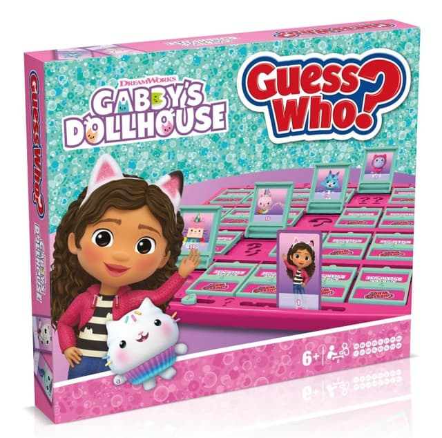 Board Game, Winning Moves, Guess Who, Gabby′s Dolhouse