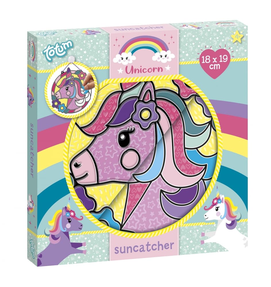 Craft Kit, Totum, Unicorn, DIY Window Decoration, Suncatcher