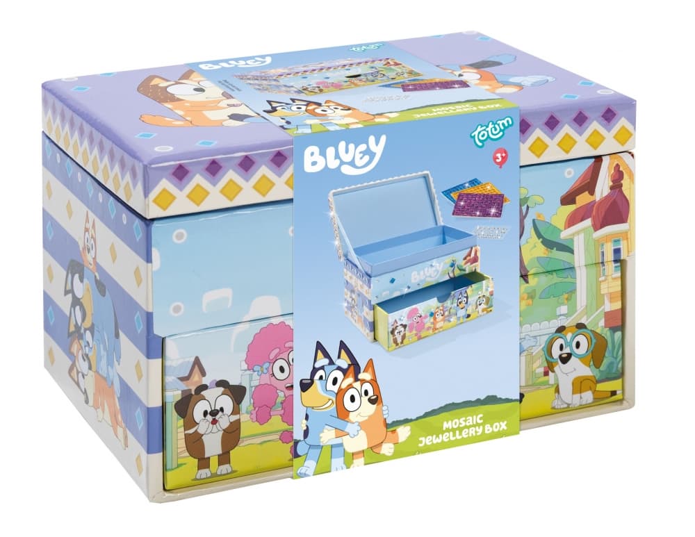 Craft Kit, Totum, Bluey, Decorate Your Own Jewellery Box
