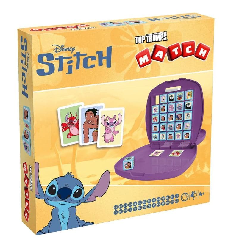 Board Game, Winning Moves, Top Trumps Match, Stitch