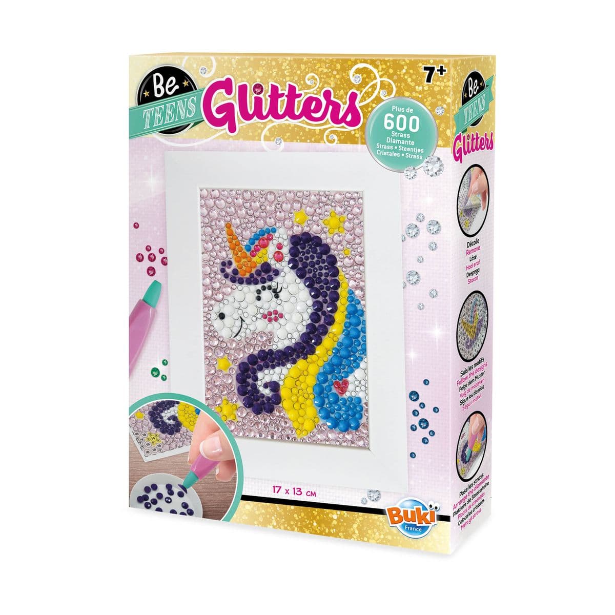 Craft Kit, Buki France, DIY Diamond Tapestry, Unicorn