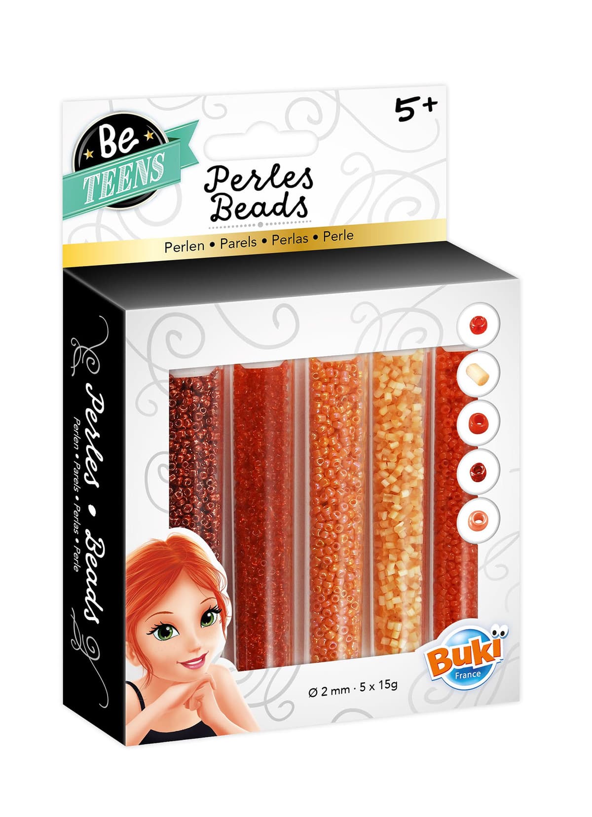 Bead Tubes - Red