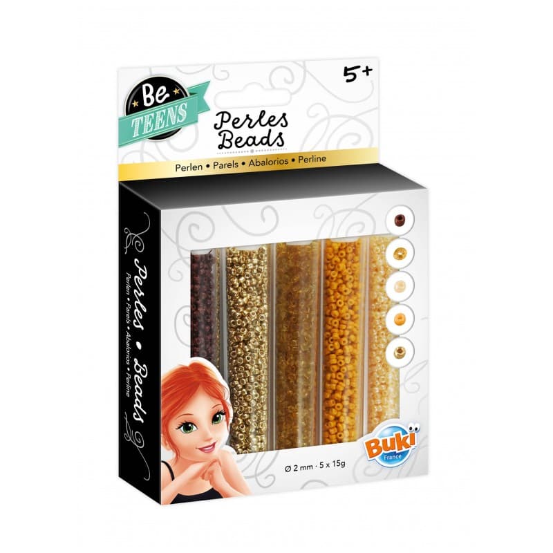 Bead Tubes - Gold
