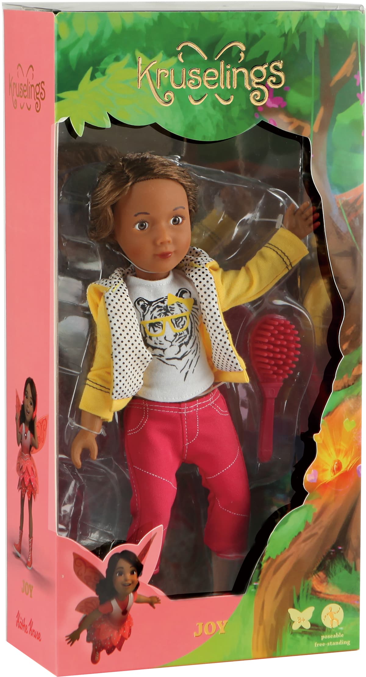 Doll with Accessories, Kuselings Doll, Joy, 23 cm