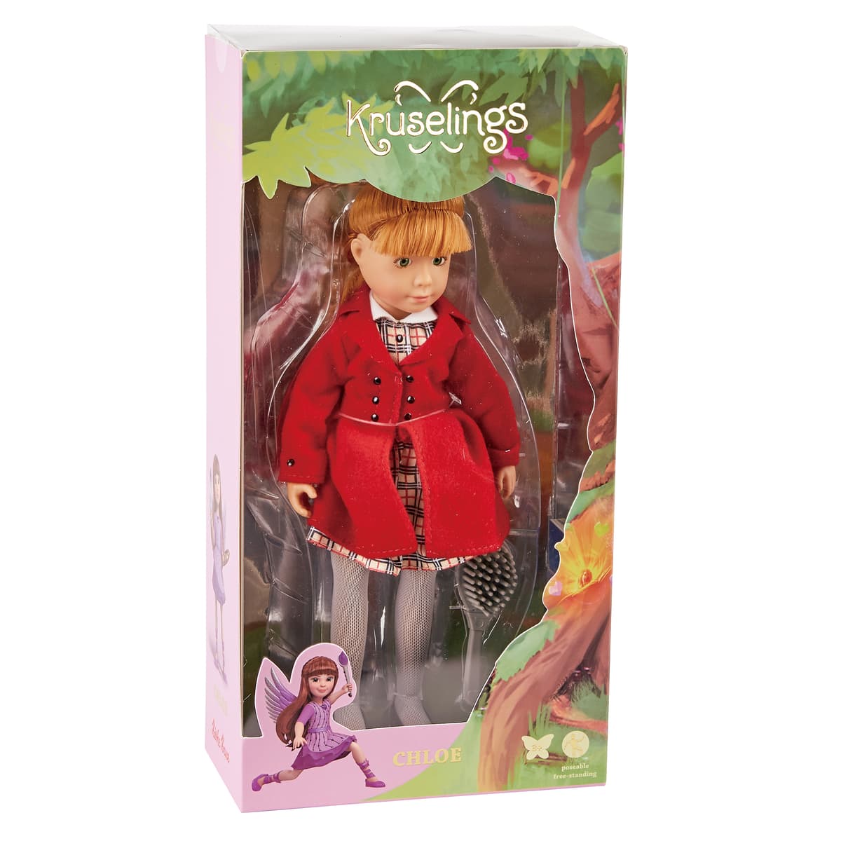 Кукла с аксесоари, Kuselings Doll, Клоуи, Английска роза, 23 см