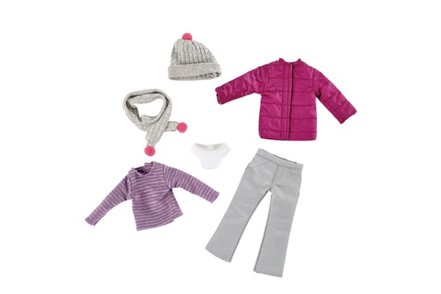 Doll Accessories, Kruselings Doll, Snow Outfit, 16 cm