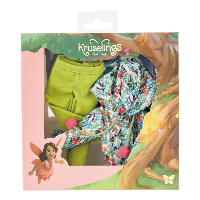 Doll Accessories, Kruselings Doll, Tropical Winter Outfit, 16 cm