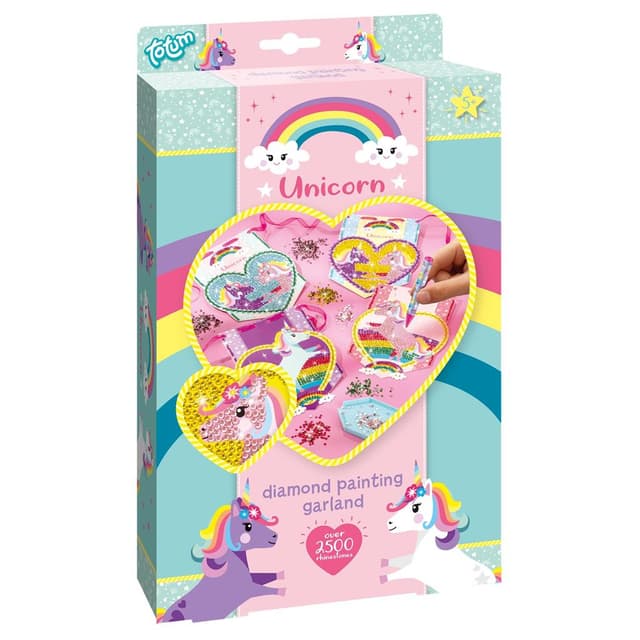 Creative Set, Totum, Unicorn, Diamond Tapestry