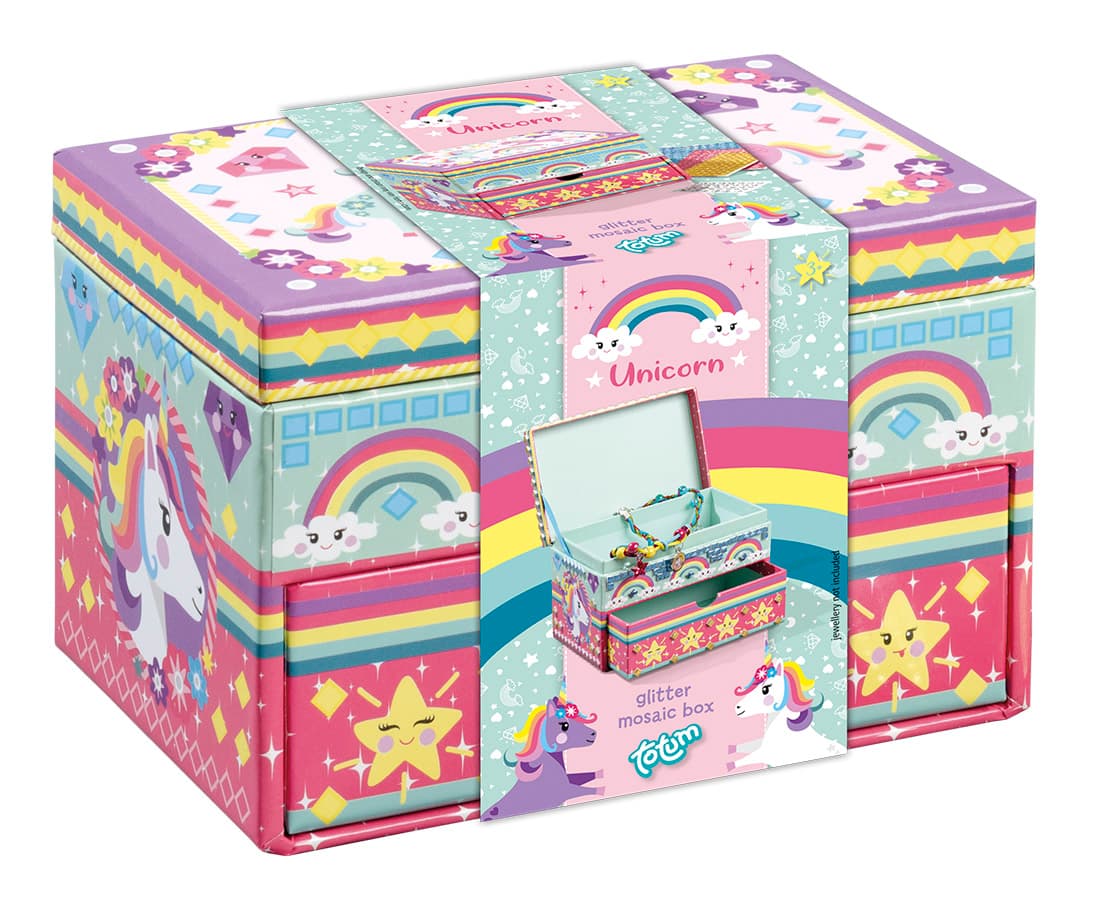 Creative Set, Totum, Unicorn, Decorate Your Own Jewellery Box