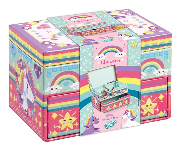 Creative Set, Totum, Unicorn, Decorate Your Own Jewellery Box