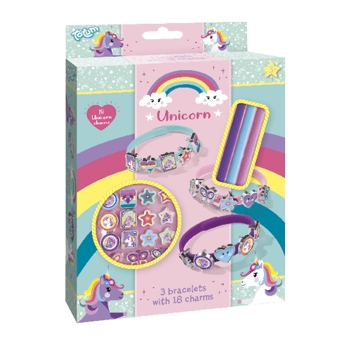Craft Kit, Totum, Unicorn, DIY Charming Bracelets