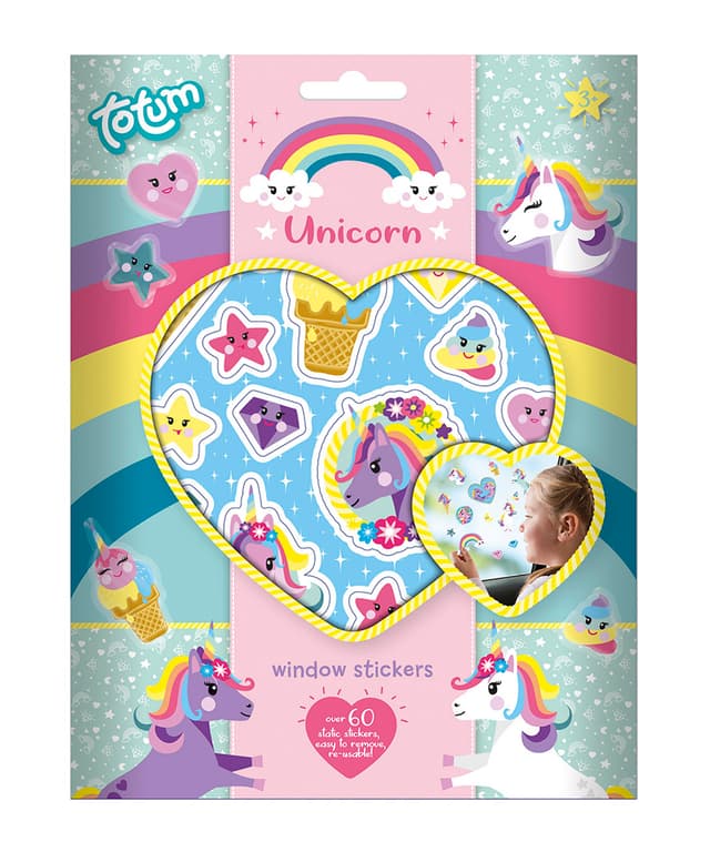 Sticker Set, Totum, Unicorn, Window Stickers