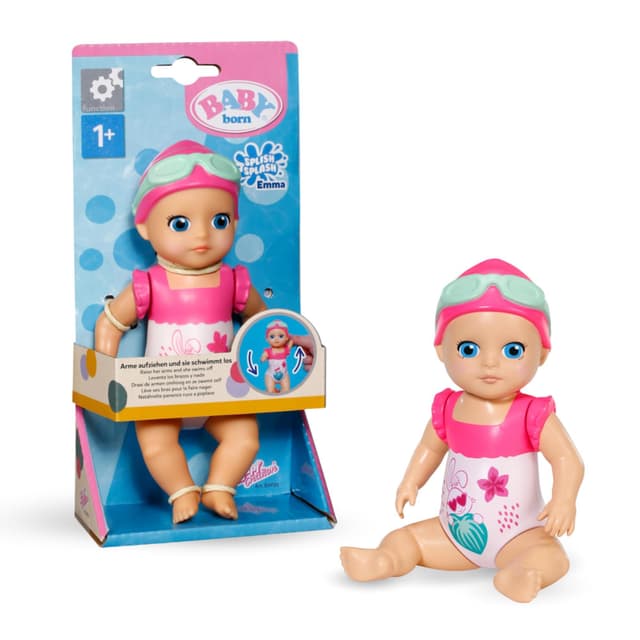 Baby Born - Бебе Емма за игра в банята, 15 см
