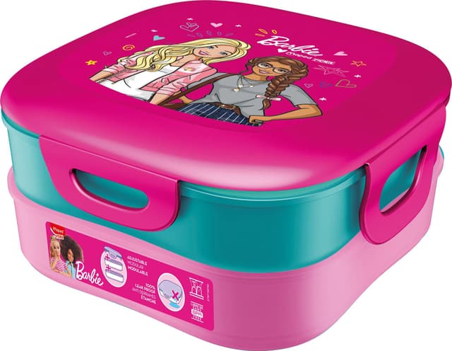 Maped - Кутия за храна Barbie, 2в1, 1.4 литра
