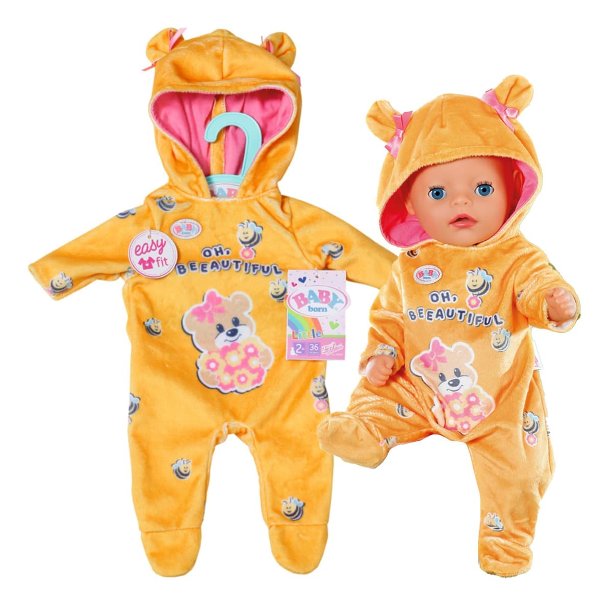 Baby Born - Bear Dungarees, 36 cm