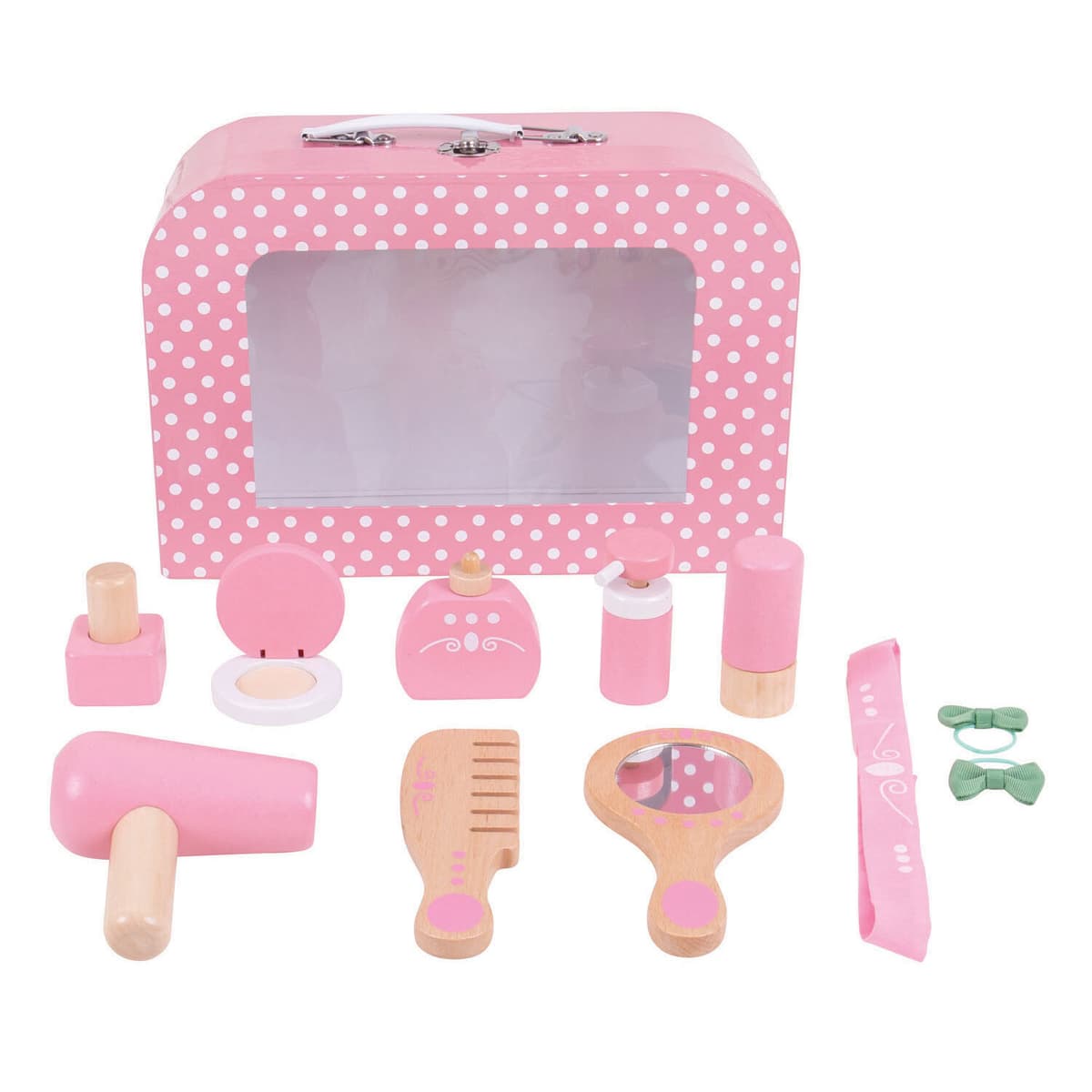 Bigjigs - Wooden Beauty Set in Vanity Case