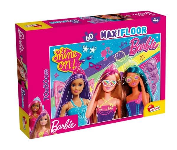 Детски пъзел Lisciani Maxifloor Barbie, 60 части