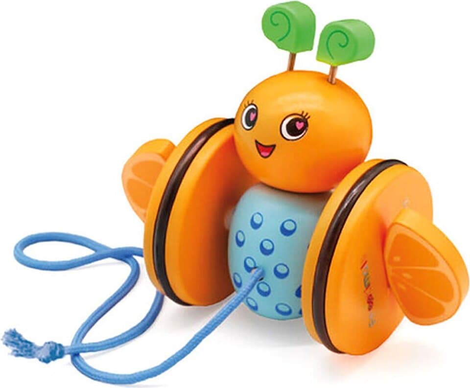 Wooden Pull Toy - Butterfly H