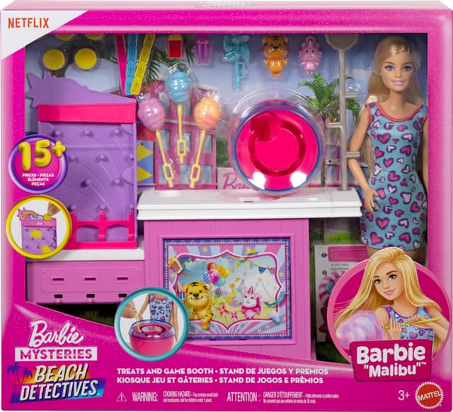 Кукла Barbie - Комплект будка за захарен памук