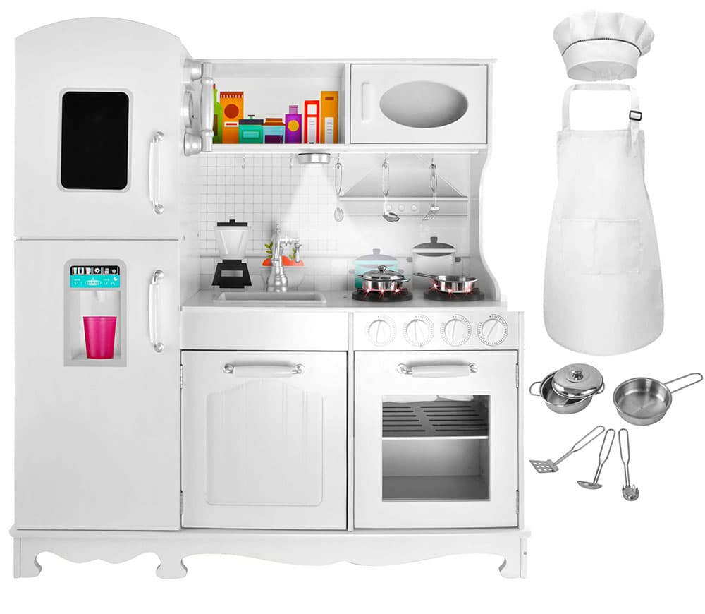 Children's Wooden Kitchen in Classic Look and Colour - XXL