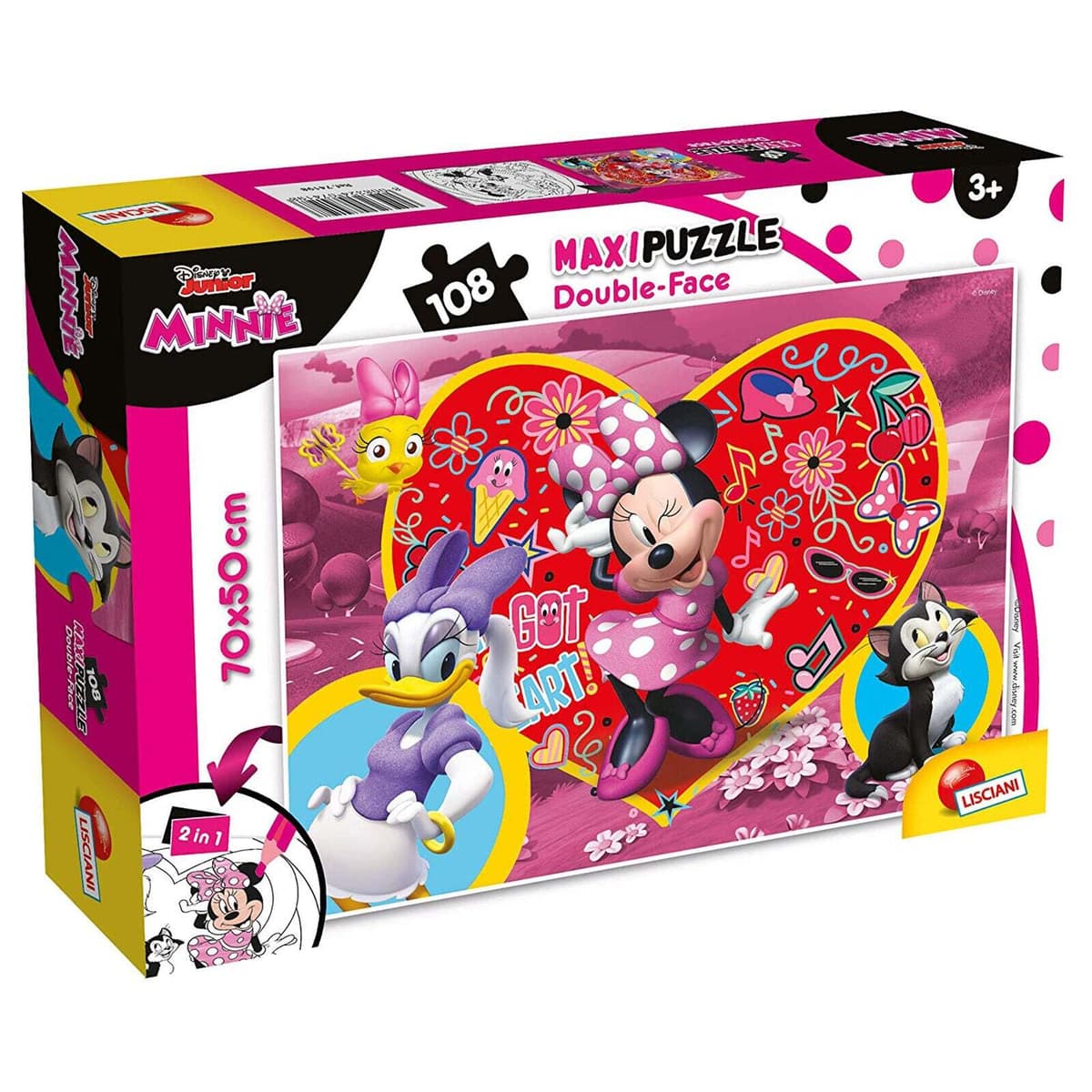 Детски пъзел Lisciani SUPERMAXI MINNIE 108ч. 74198