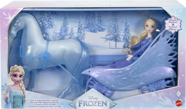 Disney Princess Doll - Frozen: Elsa with Nokk and Carriage