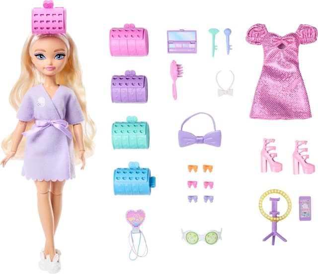 Кукла Barbie Fashionistas - Малибу, с розова шнола