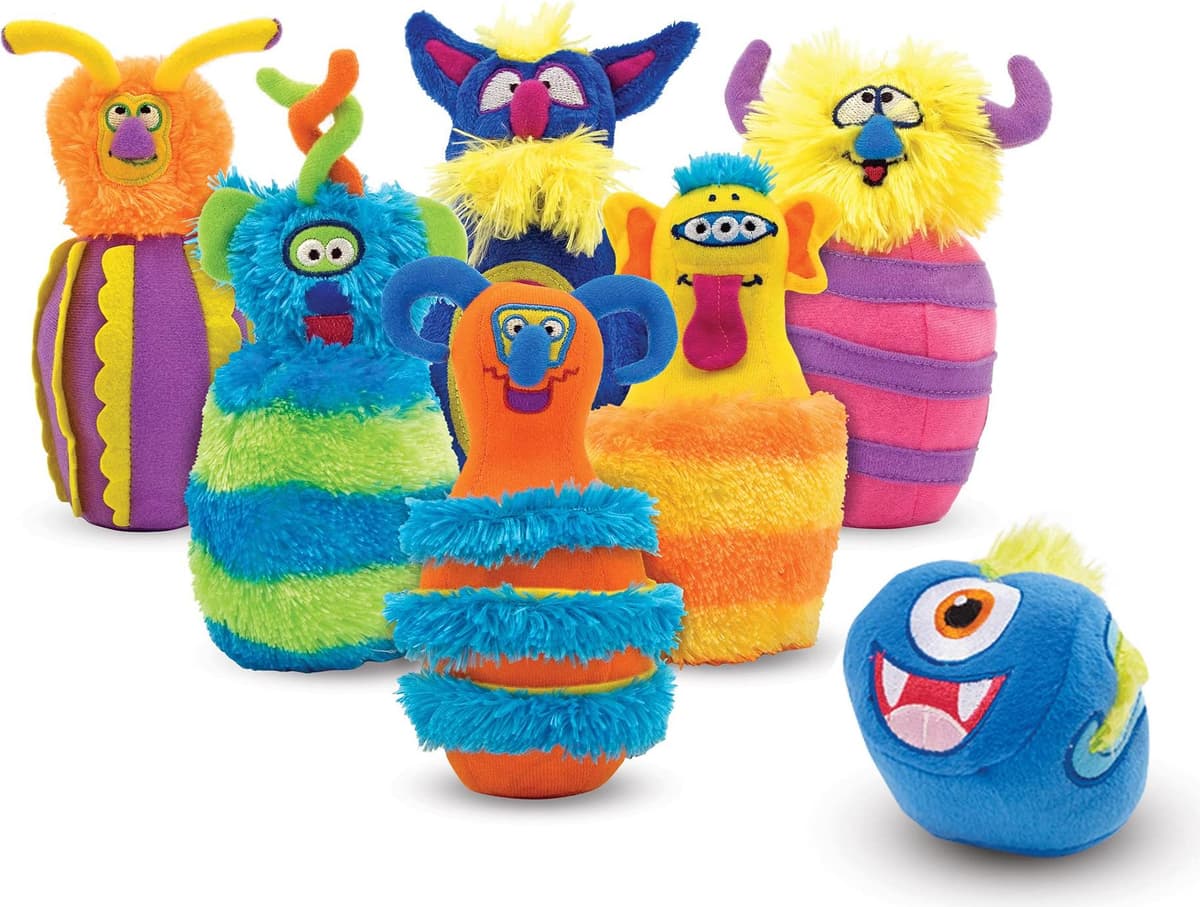 Melissa&Doug - Plush Bowling Set - Monsters
