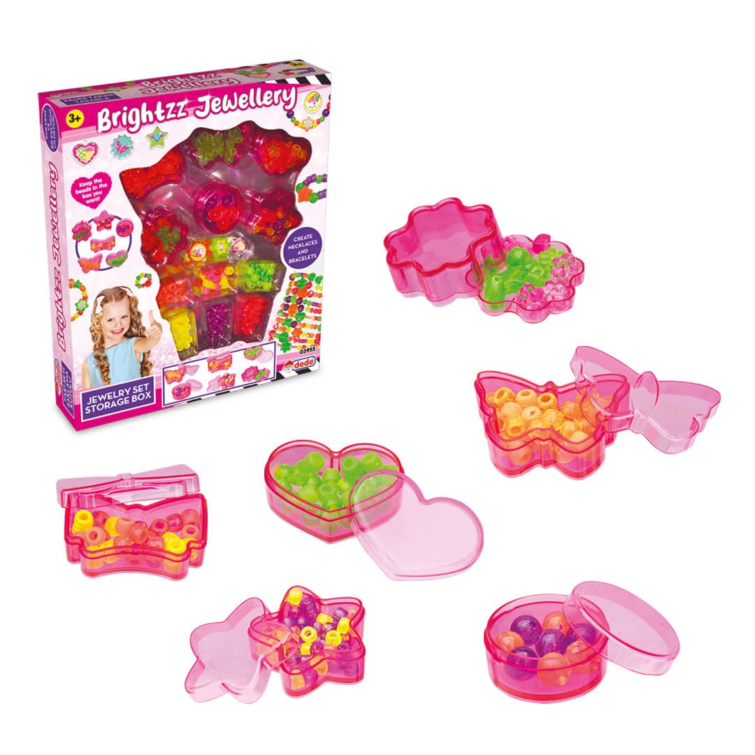 Creative DIY Bead Jewellery Set with 6 Bead Boxes 29x25x5