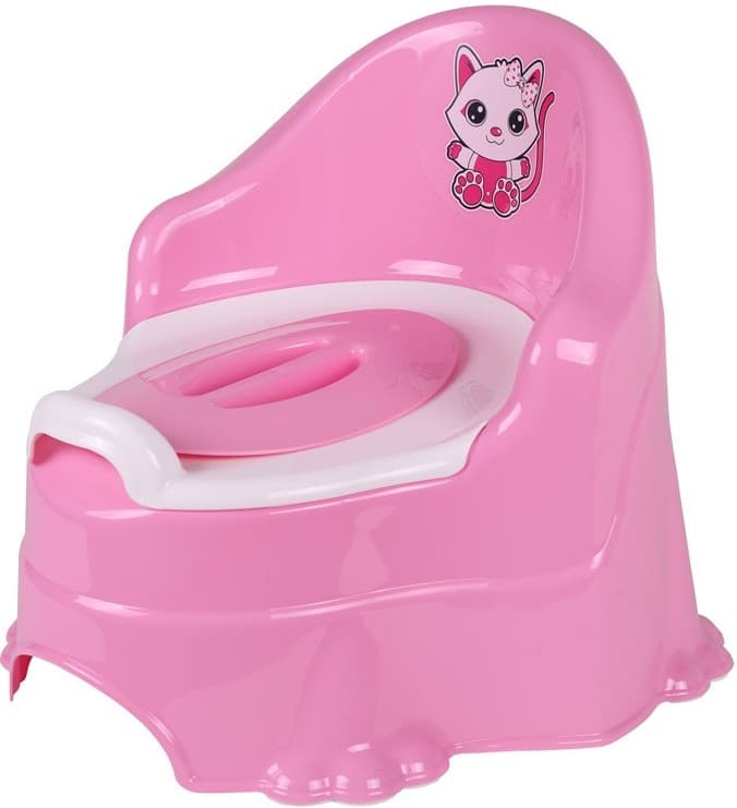 Large Potty Pink and Purple 51x37x37