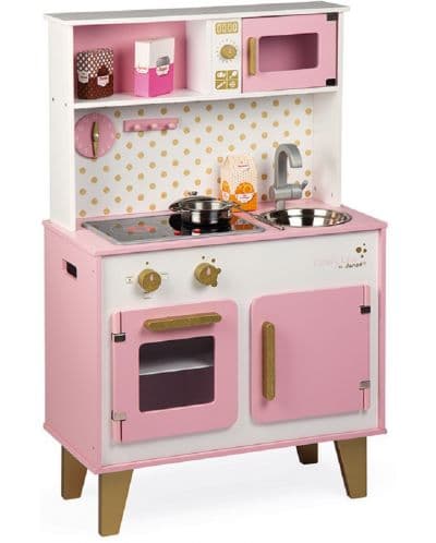 Janod Wooden Kitchen - Candy Chic, Pink