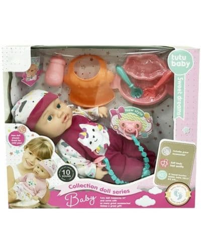 Sonne Children's Baby Doll - With Functions and Accessories