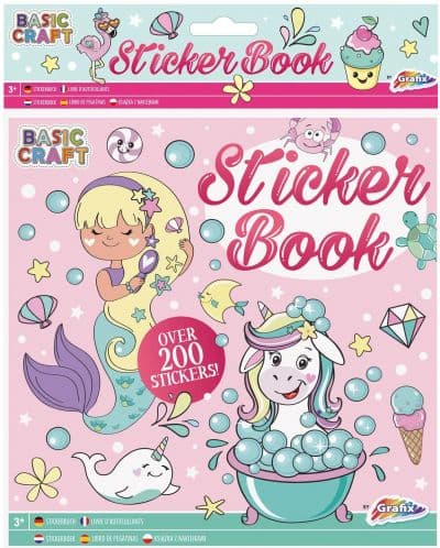 Grafix Sticker Book - Mermaid, Pink