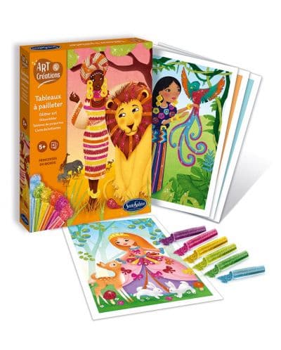 Sentosphere Art & Creation Glitter Drawing Set - Princesses