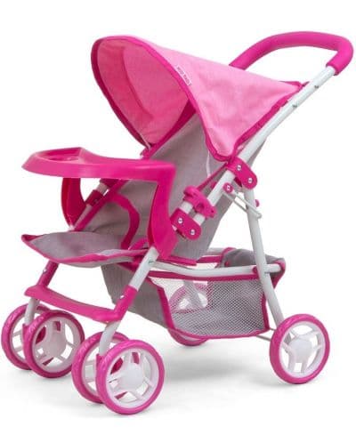 Milly Mally Doll Pram - Kate, Pink