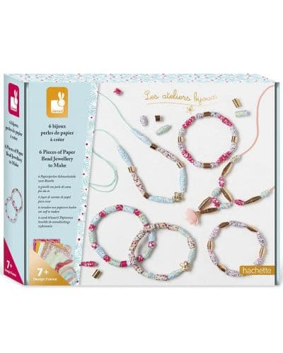 Janod Jewellery Making Set - Paper Pearls