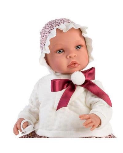 Asi Dolls Doll - Baby Leia, with Red Bow and Pom-Pom