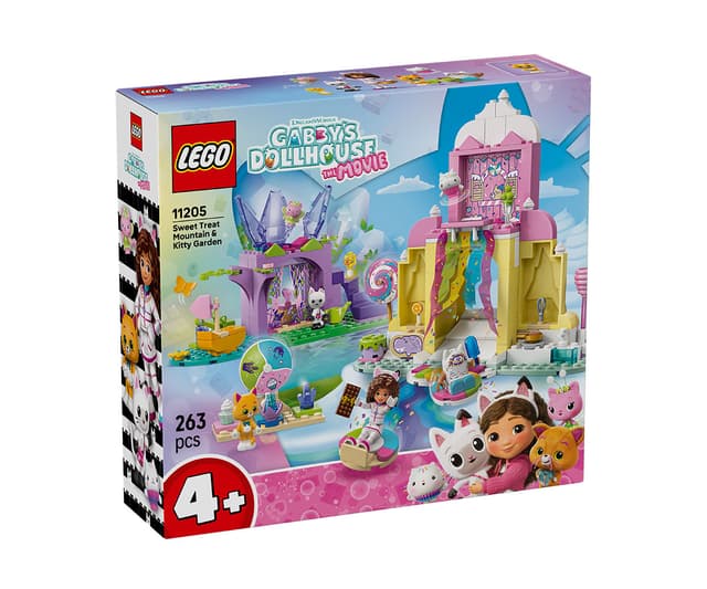 LEGO® Gabby's Dollhouse 11205 - Царство на сладкишите и котешка градина