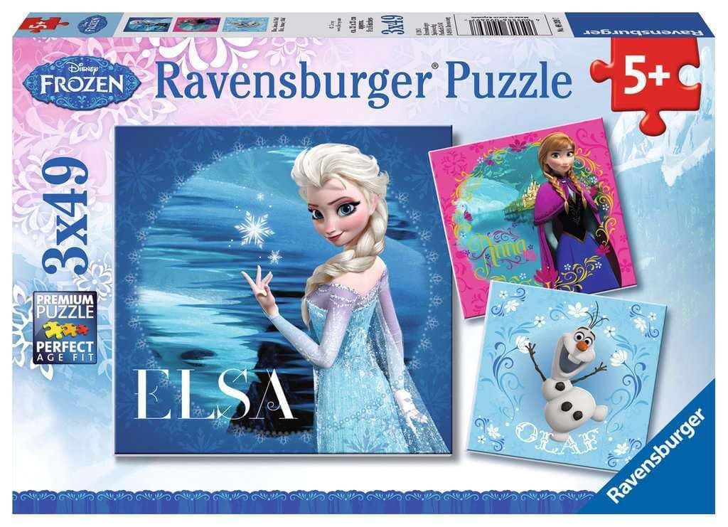 Ravensburger Puzzle 3x49 pcs - Frozen