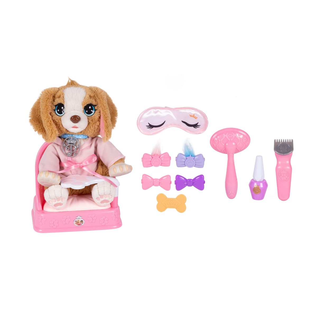 Jakks Pacific - Disney Princess: Puppy with Grooming Accessories