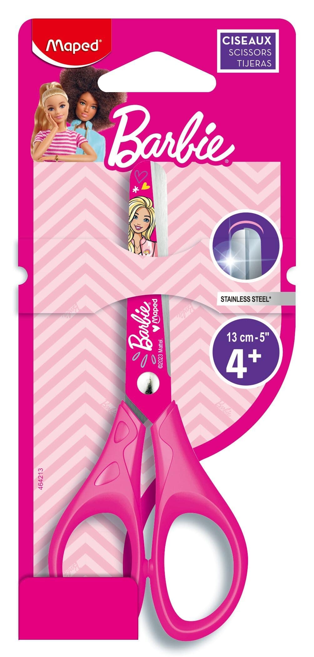 MAPED Barbie Pulse Scissors, 13 cm