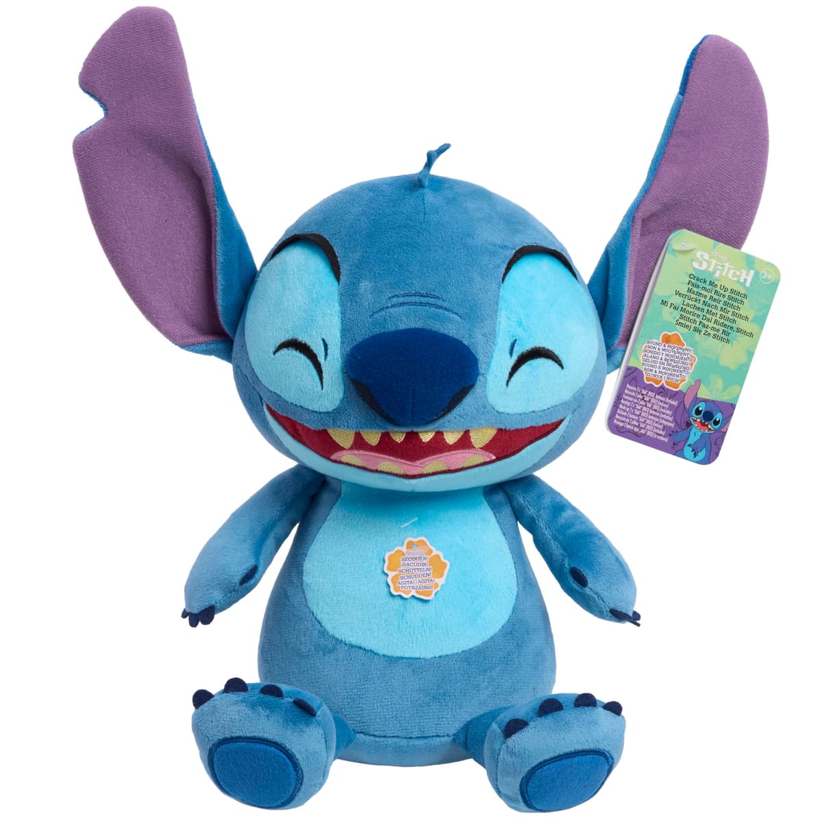 STITCH Plush Laughing Figure