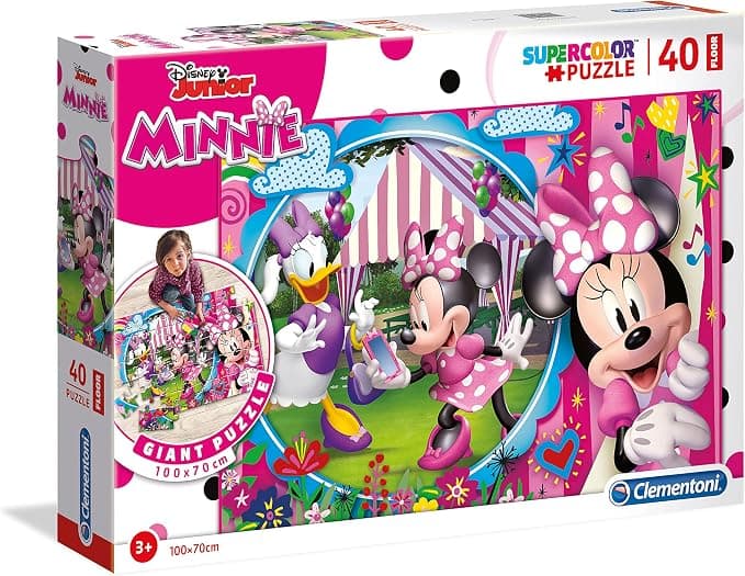 CLEMENTONI 40 pcs Puzzle Rug Disney Minnie