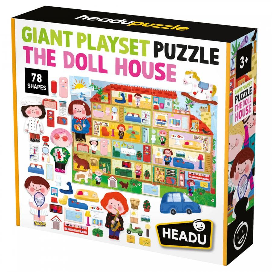 Educational Set, Headu, Dollhouse Puzzle