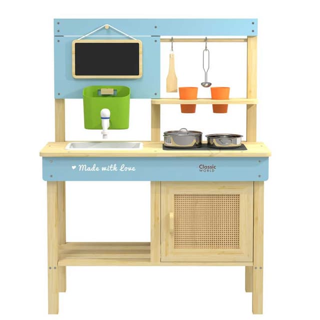 Wooden Garden Kitchen for Children Classic World 90 cm - 3+ Years